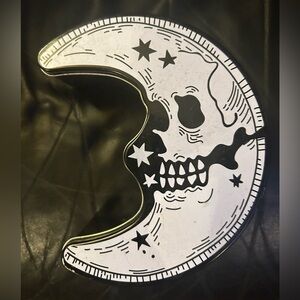 KILLSTAR moon skull goth storage tin celestial new age planet jewelry box